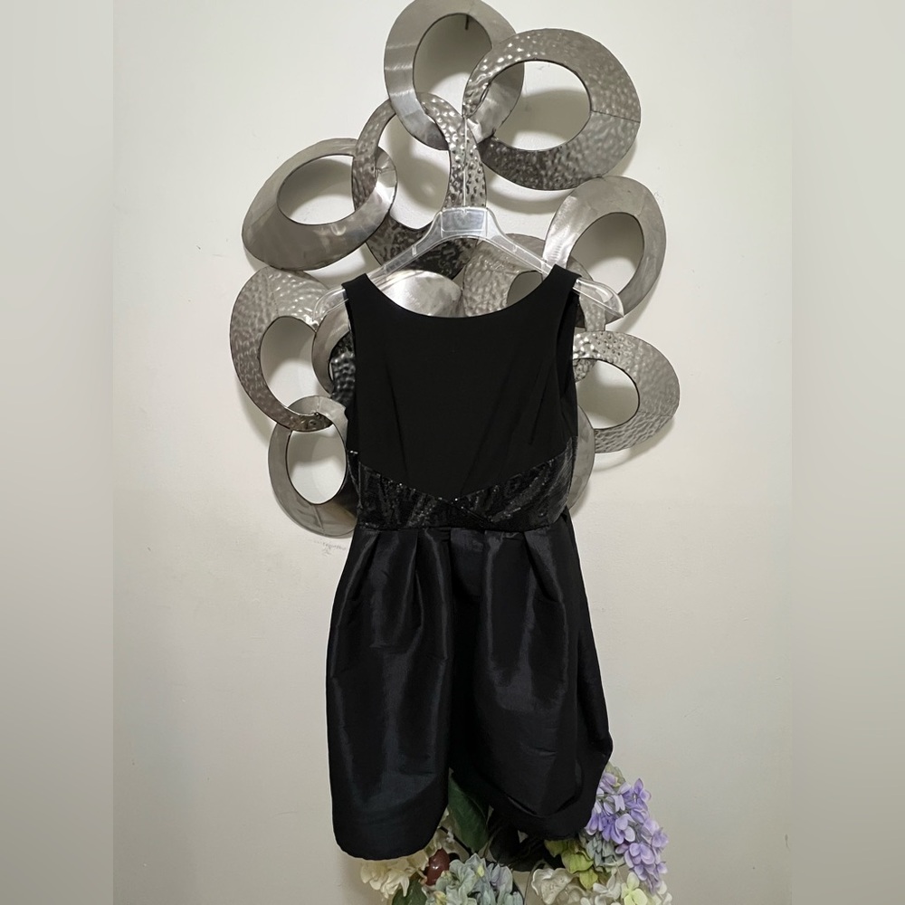 R & M Richards Black Midi Dress